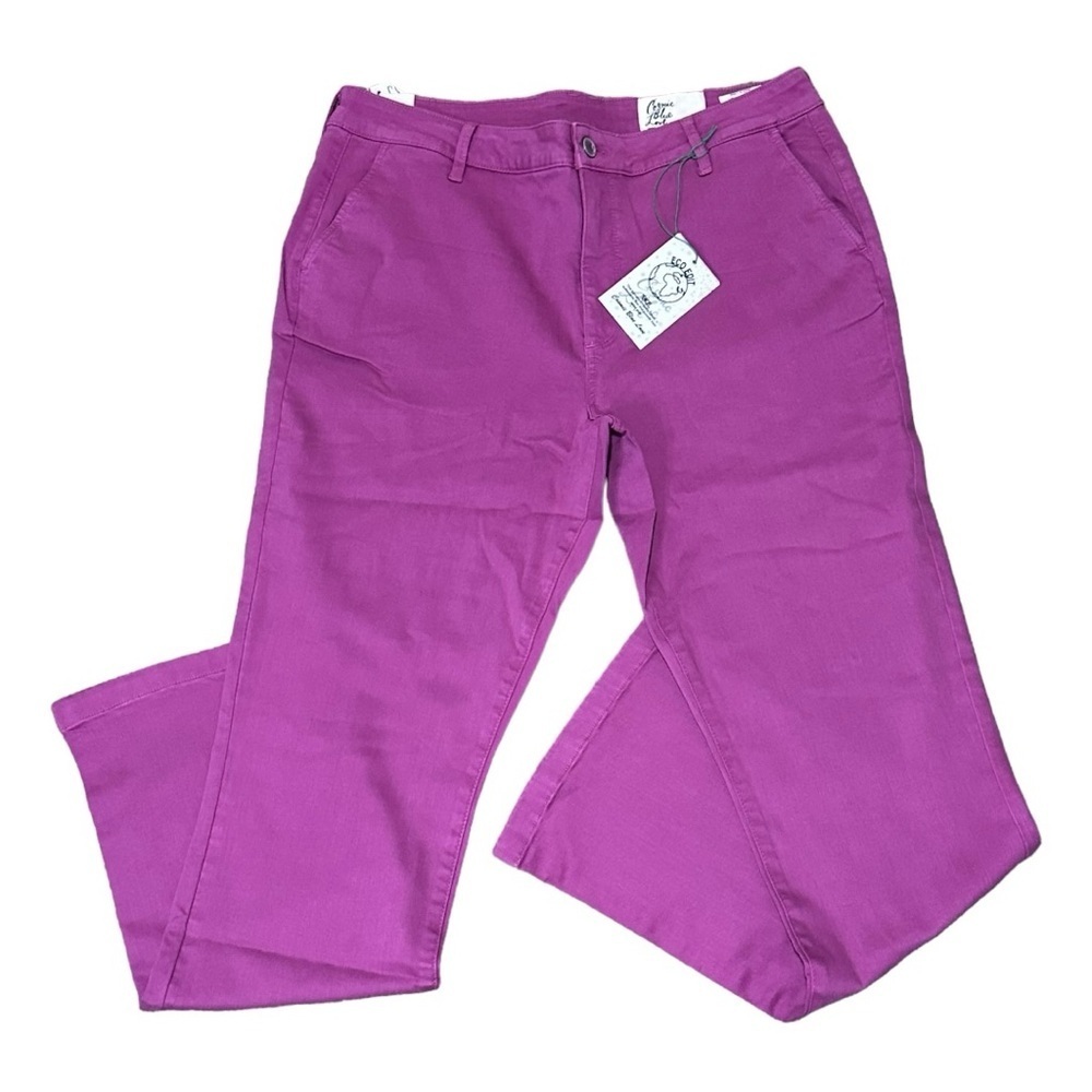 Cosmic Blue Love Purple Dress Pants Size 33 NWT